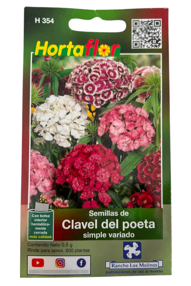 Foto de Semillas de Clavel del Poeta HORTAFLOR