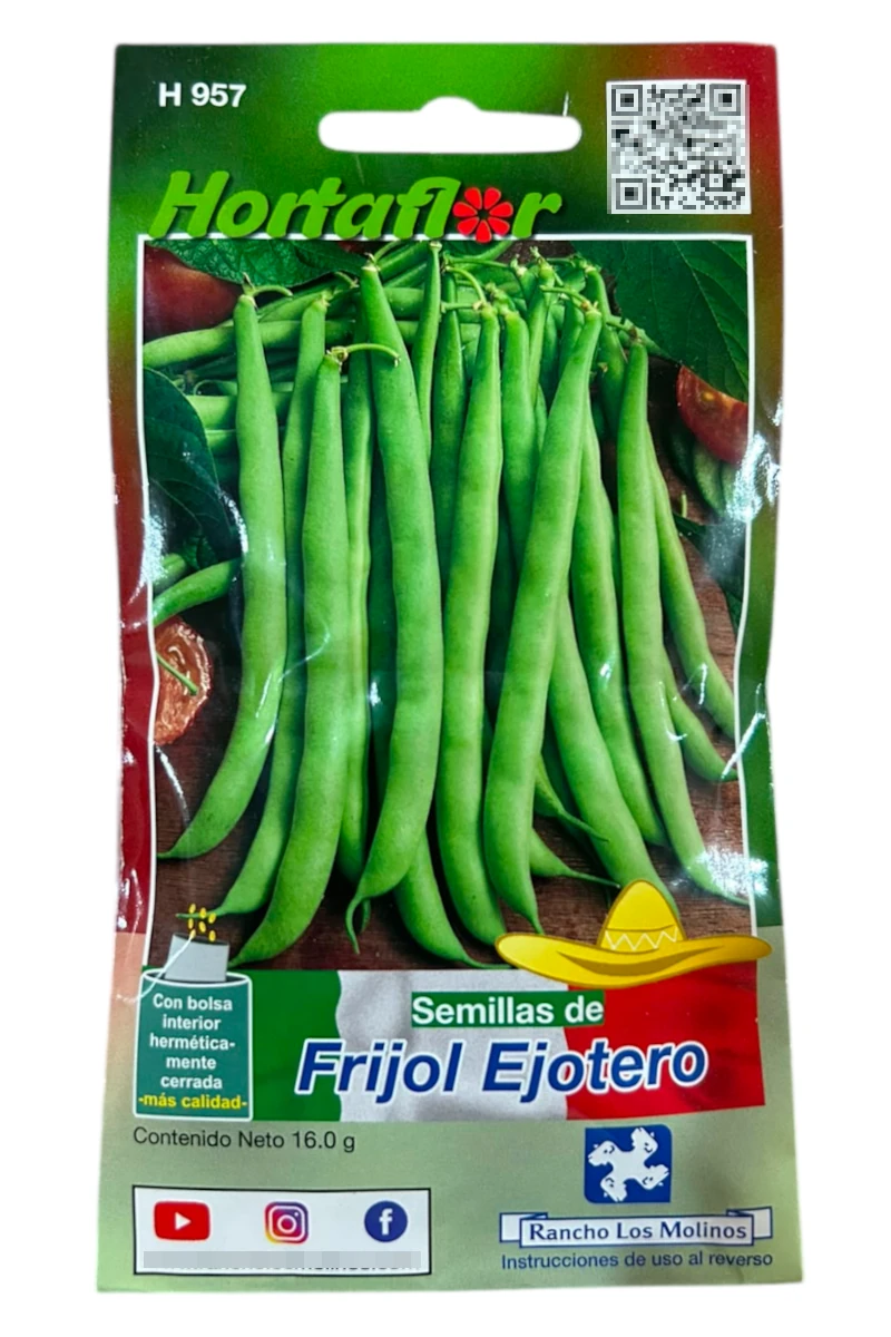 Foto de Semillas de Frijol Ejotero HORTAFLOR