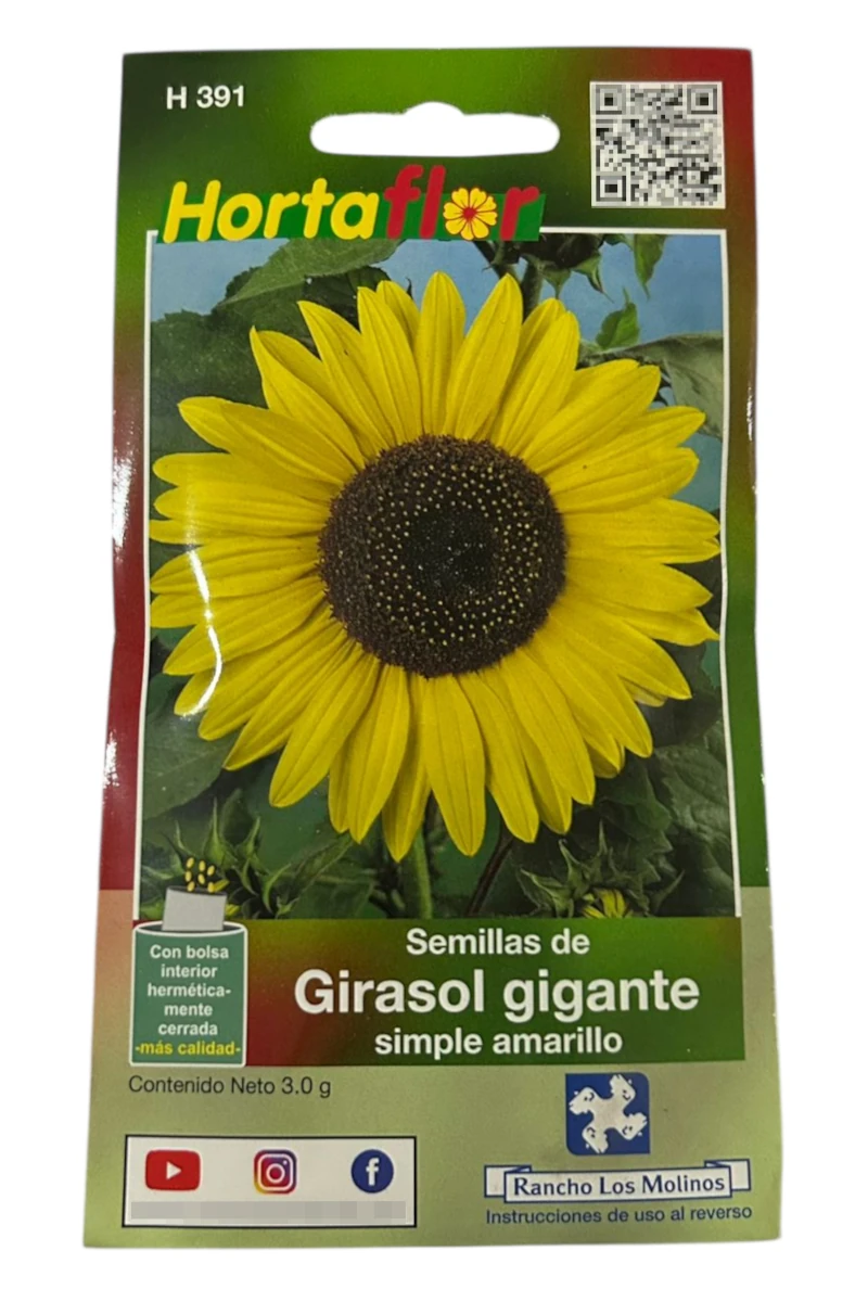 Foto de Semillas de Girasol Gigante HORTAFLOR
