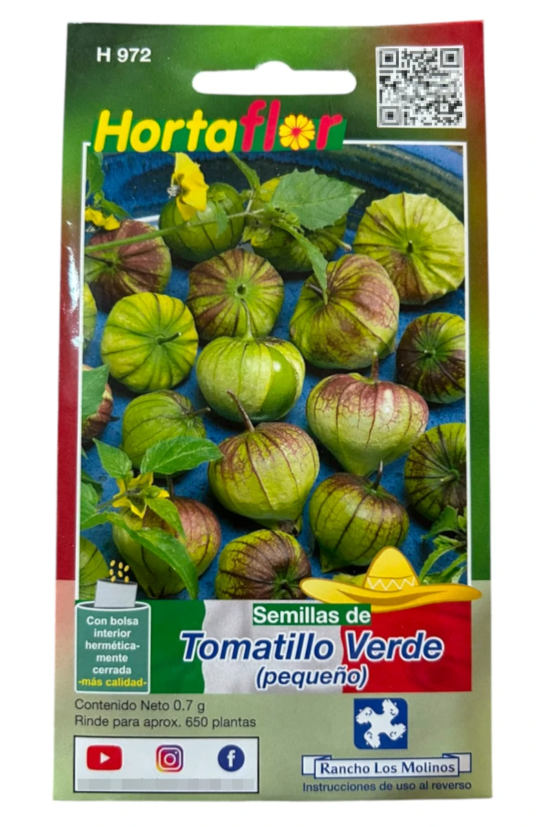 Foto de Semillas de Tomatillo Verde Hortaflor
