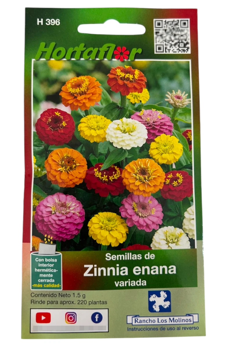 Foto de Semillas de Zinnia Enana Hortaflor