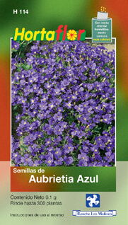 Foto de Semillas de Aubrietia Azul HORTAFLOR