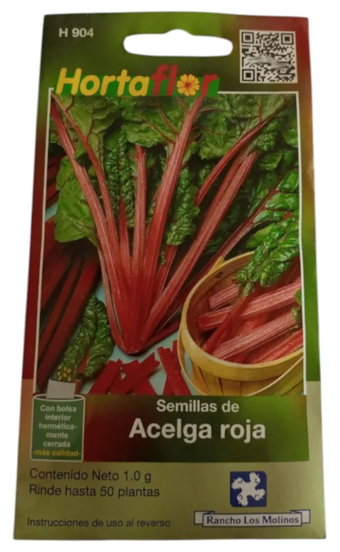 Foto de Semillas de Acelga Roja HORTAFLOR