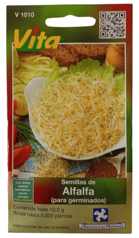 Foto de Semillas de Alfalfa para Germinados HORTAFLOR