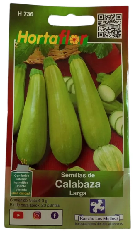 Foto de Semillas de Calabaza Larga HORTAFLOR