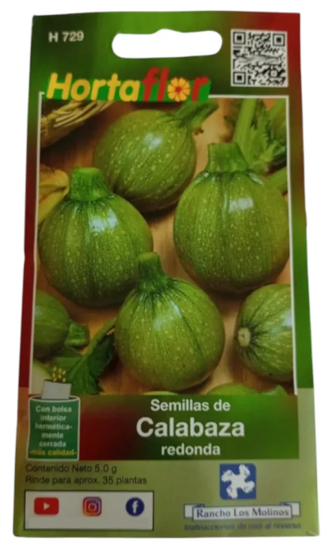 Foto de Semillas de Calabaza Redonda HORTAFLOR