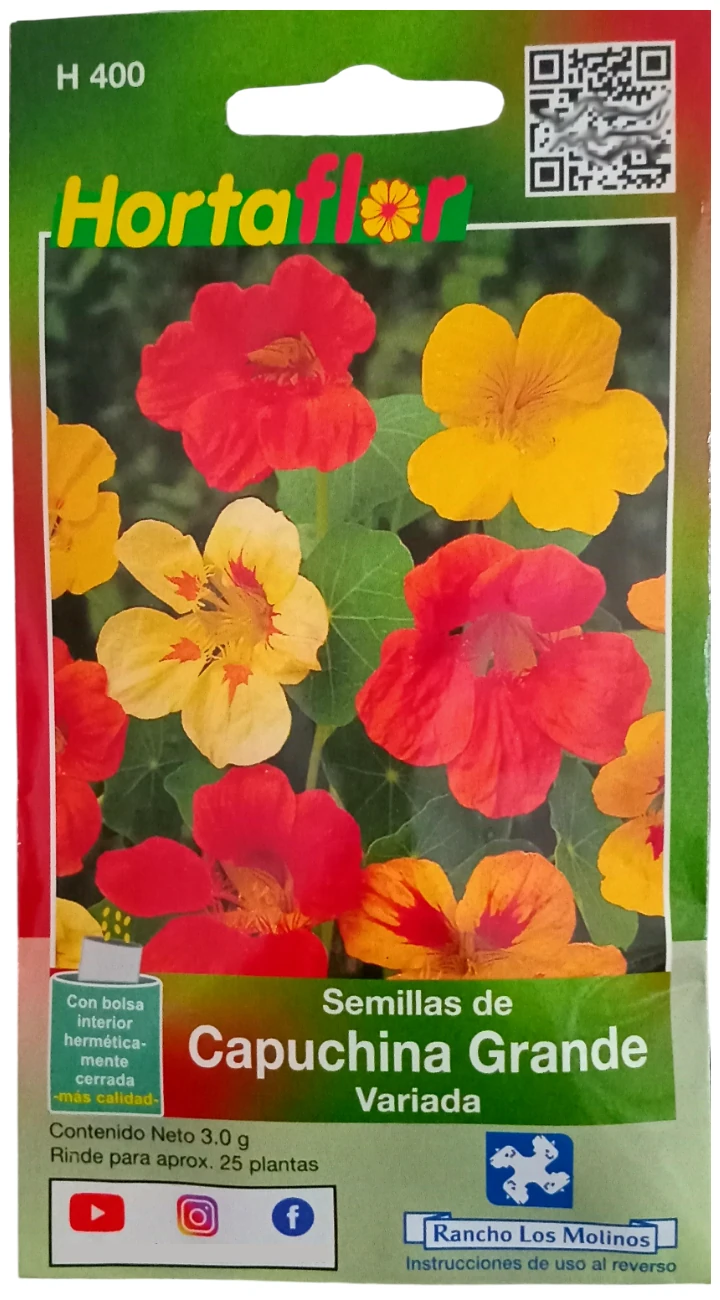 Foto de Semillas de Capuchina HORTAFLOR
