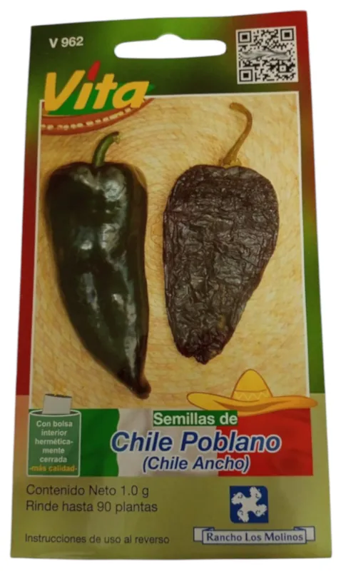 Foto de Semillas de Chile Poblano HORTAFLOR