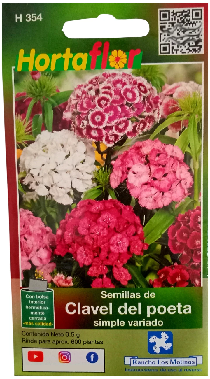 Foto de Semillas de Clavel del Poeta HORTAFLOR