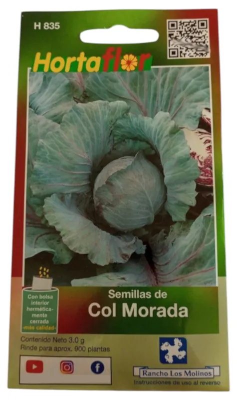 Foto de Semillas de Col Morada HORTAFLOR