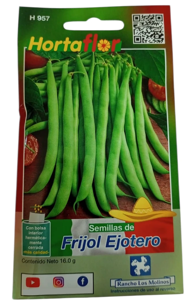 Foto de Semillas de Frijol Ejotero HORTAFLOR