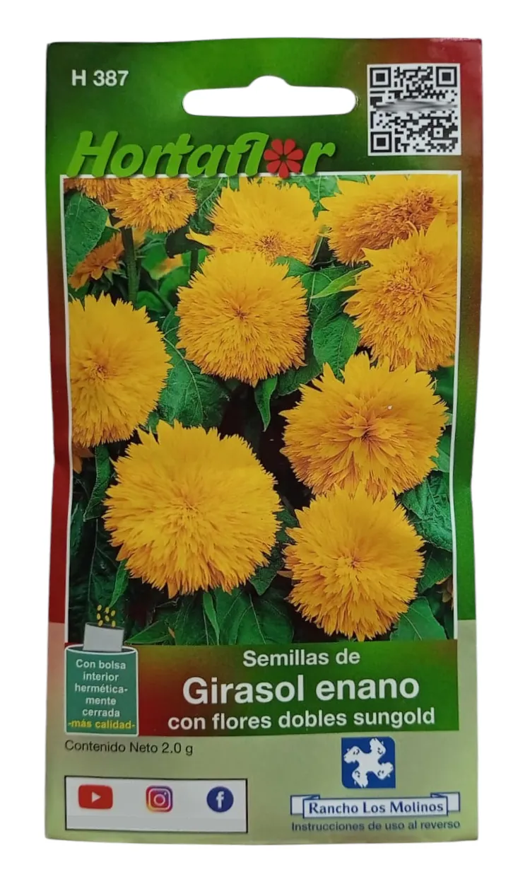 Foto de Semillas de Girasol Enano HORTAFLOR