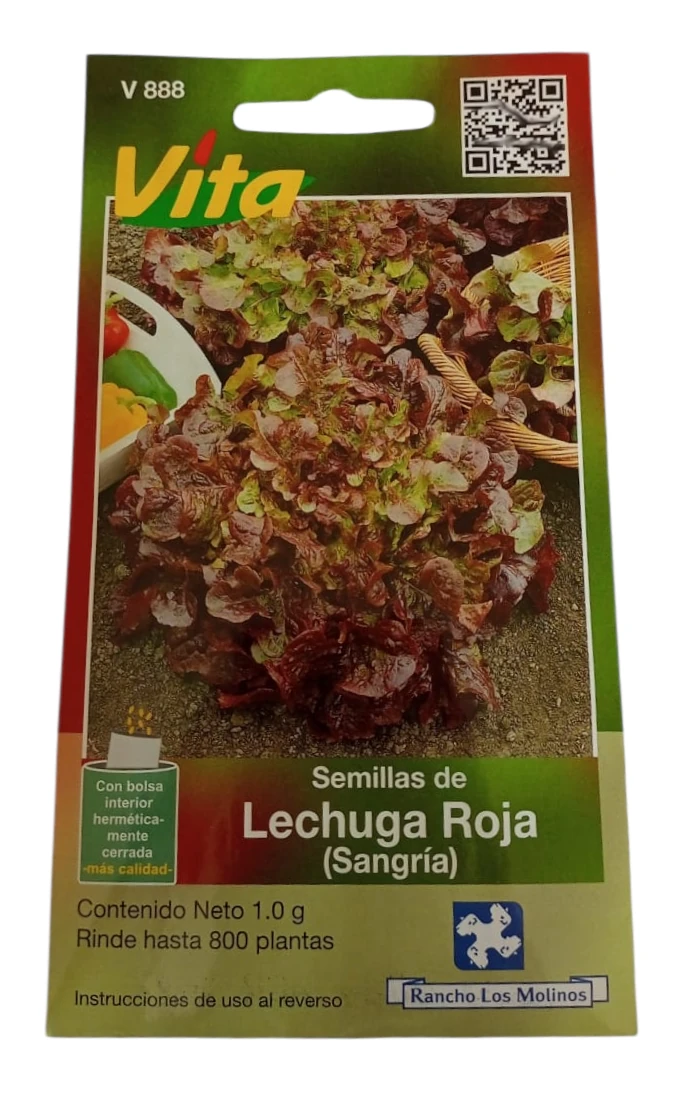 Foto de Semillas de Lechuga Roja HORTAFLOR