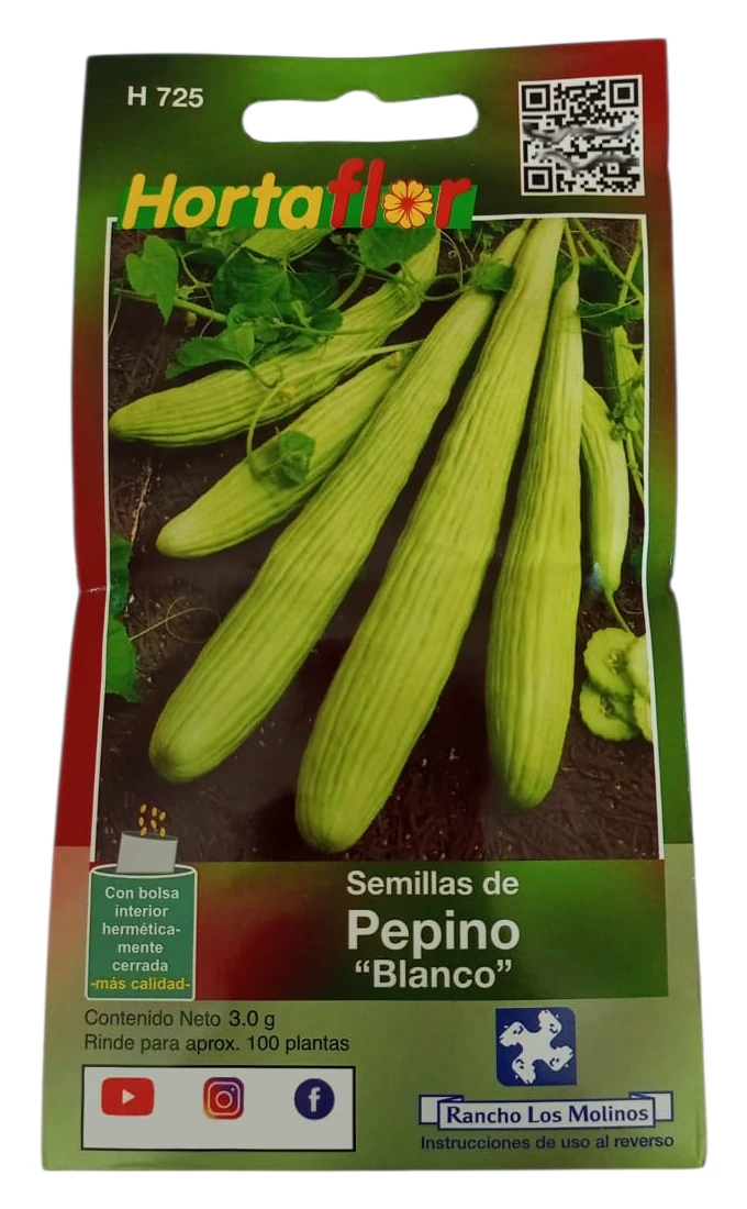 Foto de Semillas de Pepino Blanco HORTAFLOR