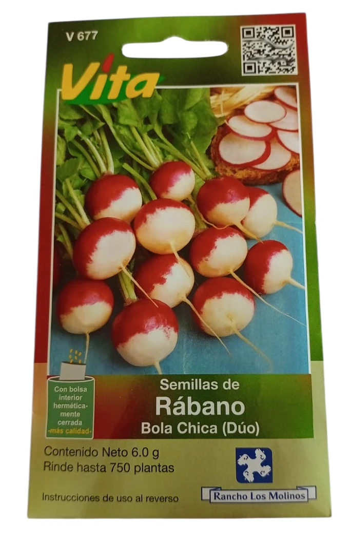 Foto de Semillas de Rábano Dúo HORTAFLOR