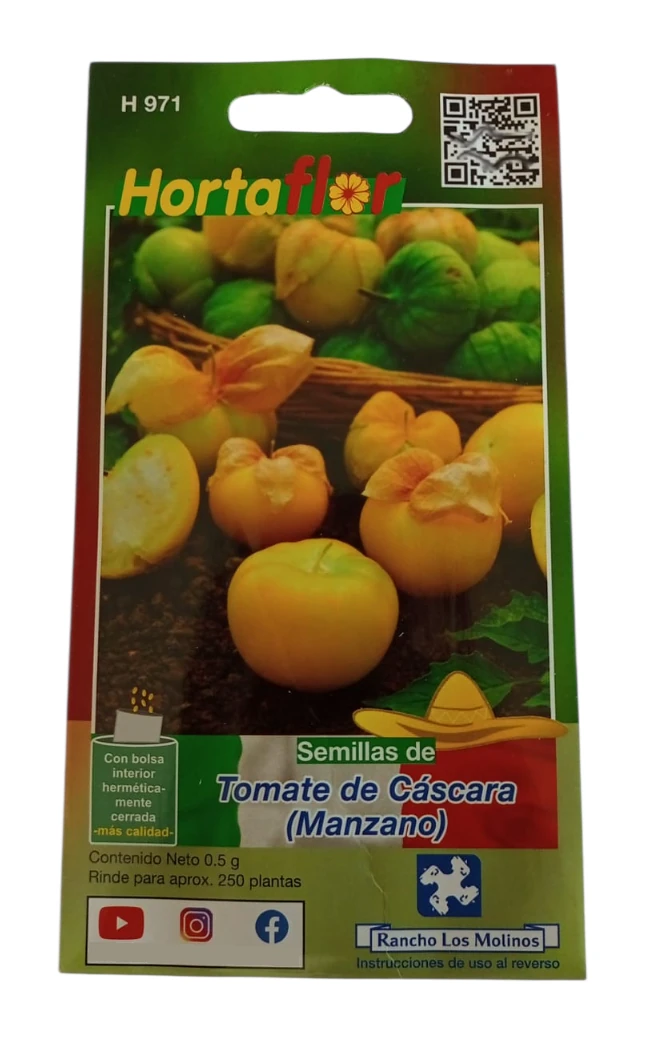 Foto de Semillas de Tomate de Cáscara (Manzano) HORTAFLOR