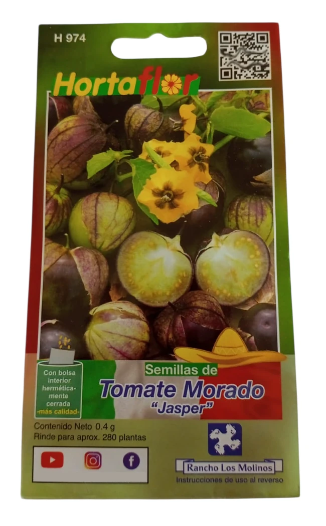 Foto de Semillas de Tomate Morado HORTAFLOR